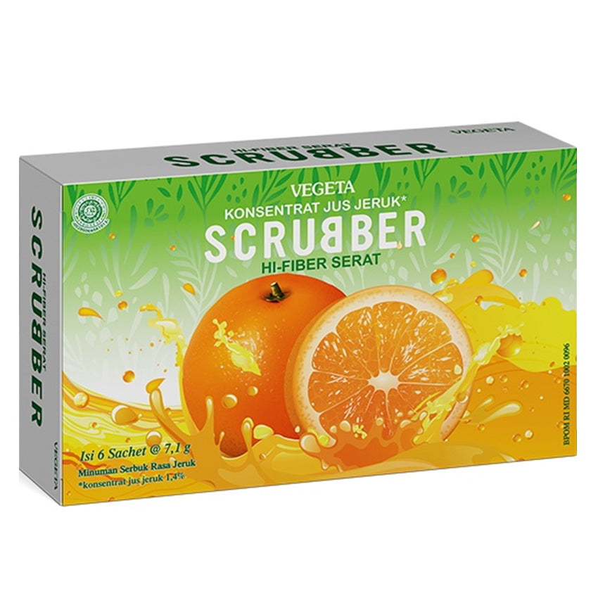 Vegeta Scrubber Minuman Serbuk Serat Tinggi - 6 Sachet