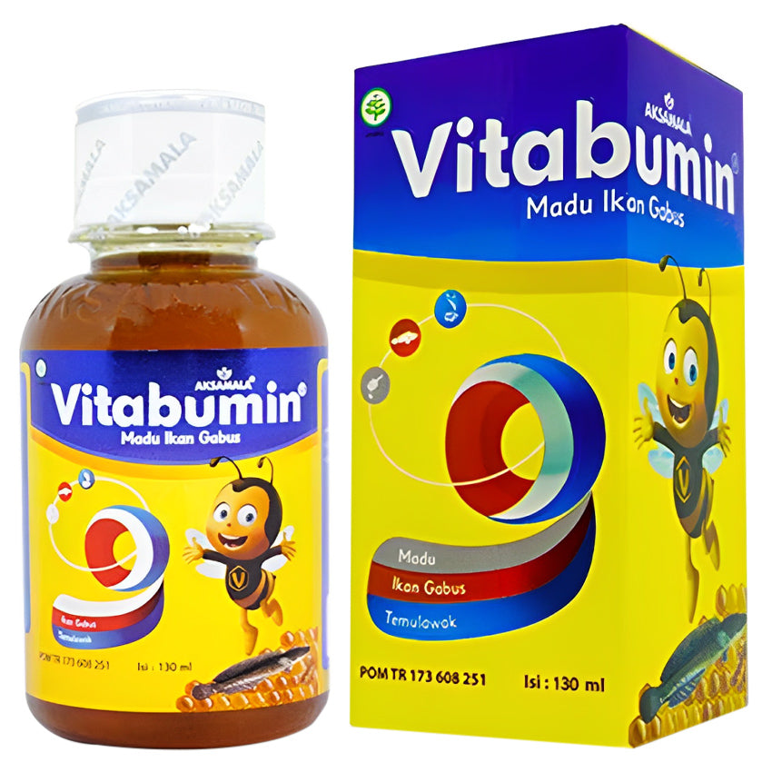 Gambar Vitabumin Madu Ikan Gabus Suplemen Kesehatan Anak - 130 mL Jenis Suplemen Kesehatan