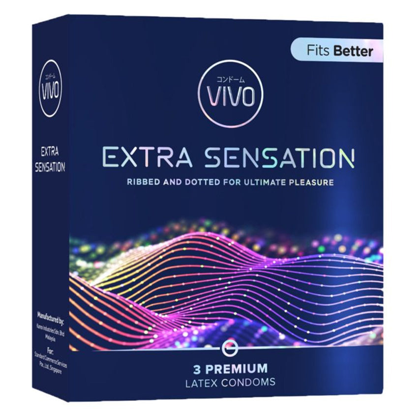 Vivo Kondom Extra Sensation - 3 Pcs