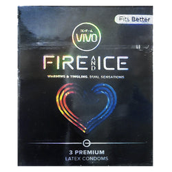 Gambar Vivo Kondom Fire and Ice - 3 Pcs Kondom