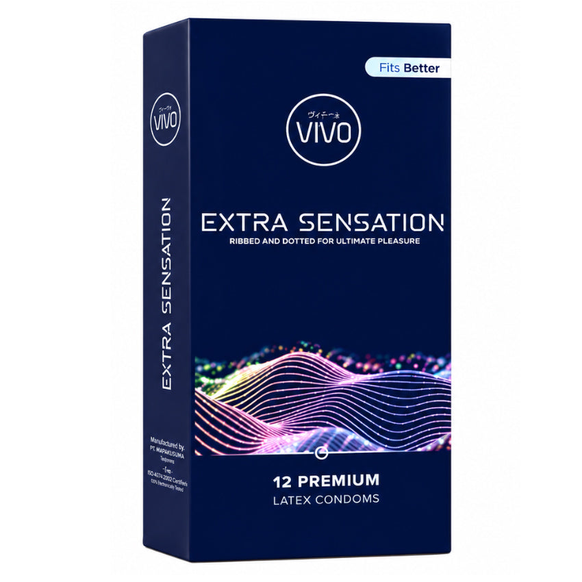 Vivo Kondom Extra Sensation - 12 Pcs