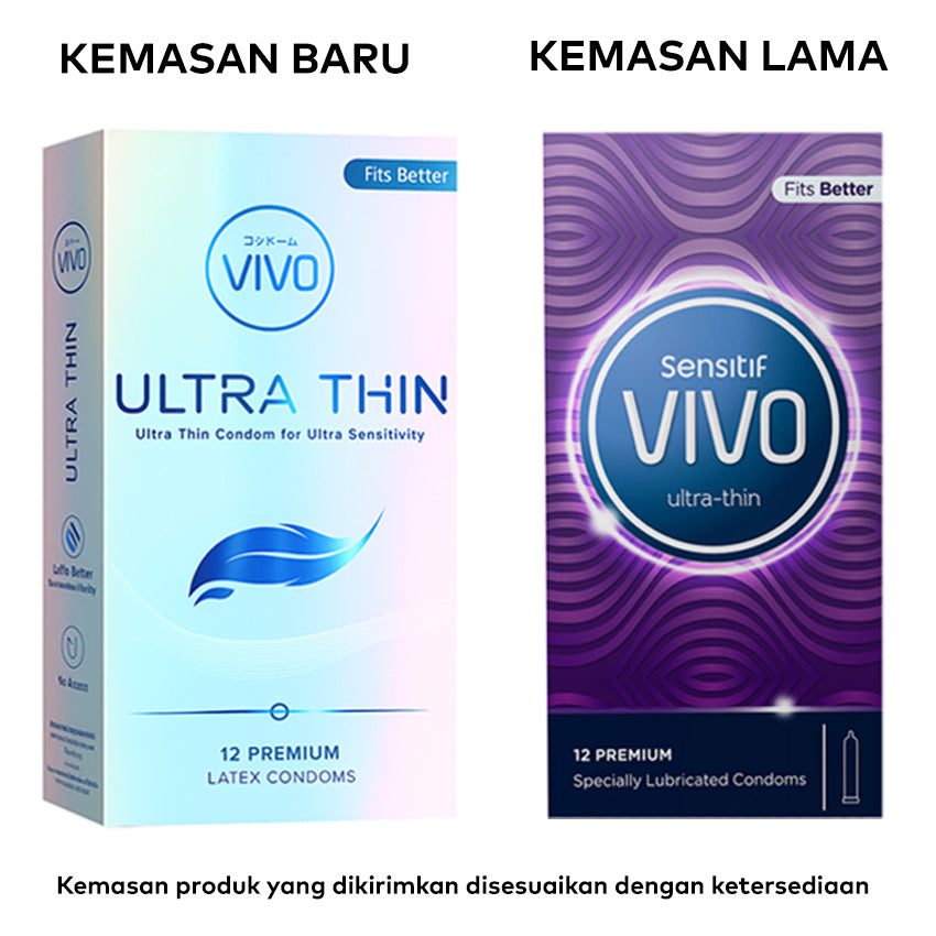 Vivo Kondom Ultra Thin - 12 Pcs
