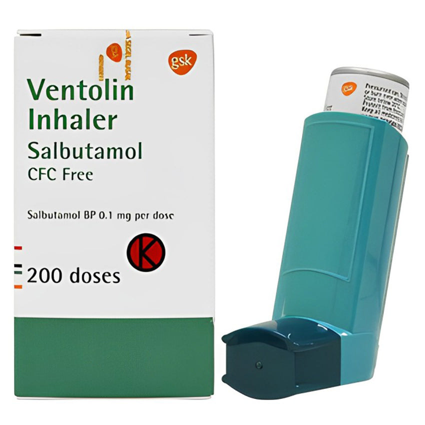 Ventolin Inhaler 100 Mcg 200 Dosis Mengatasi Sesak Nafas - 1 Pcs