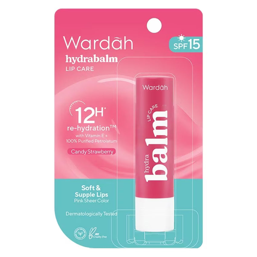 Wardah Everyday Fruity Sheer Lip Balm Strawberry - 4 gr