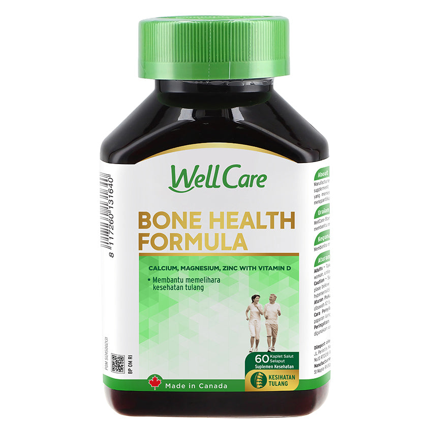 Gambar Wellcare Bone Health Formula Suplemen Kesehatan untuk Tulang & Sendi - 60 Tablet Jenis Suplemen Kesehatan