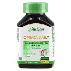 Gambar Wellcare Omega Daily Fish Oil Minyak Ikan Suplemen Kesehatan - 60 Tablet Suplemen Kesehatan