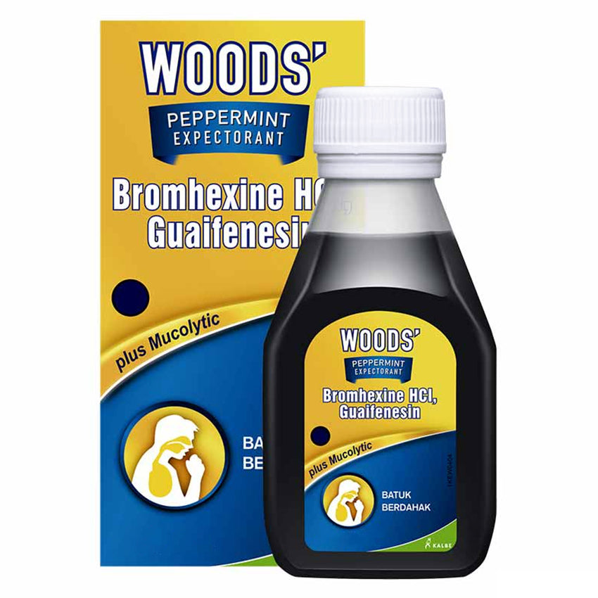 Woods Peppermint Expectorant Obat Batuk Berdahak - 60 mL