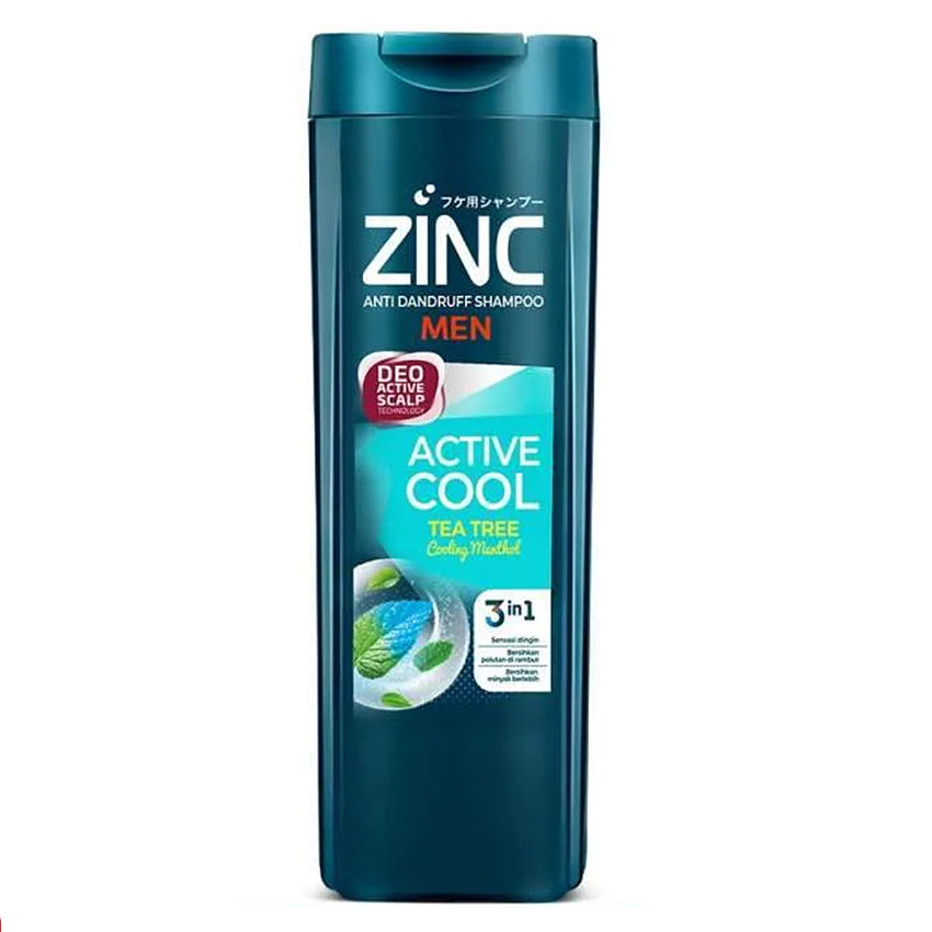 Gambar Zinc Men Active Cool Shampoo - 340 mL Jenis Perawatan Rambut