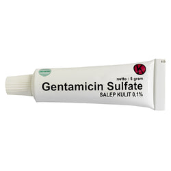 Gambar Gentamicin 0.1% Salep Infeksi Kulit - 5 gr Obat