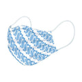 Special Promo - Softies Masker Batik Biru - 5 Pcs