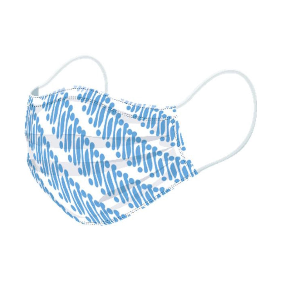 Special Promo - Softies Masker Batik Biru - 5 Pcs