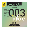 Okamoto Kondom Aloe - 2 Pcs [ED 12/2025]