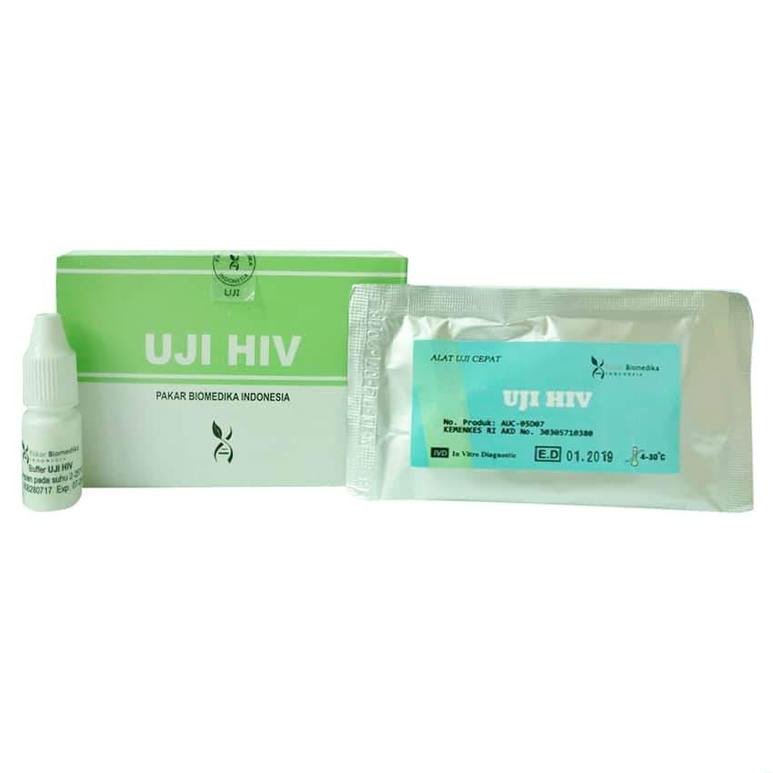 Gambar Uji Alat Tes HIV Box - 10 Pcs Jenis Tes Penyakit Menular Seksual