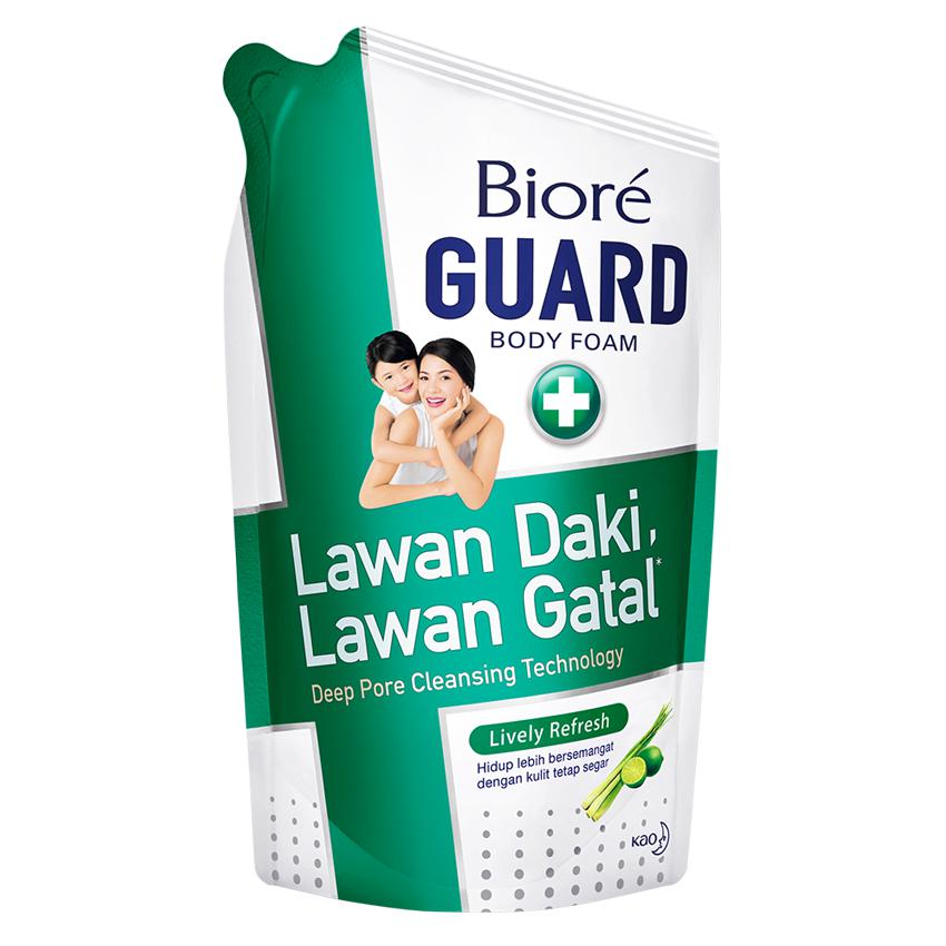 Gambar Biore Guard Body Foam Lively Refresh Pouch - 450 mL Jenis Perawatan Tubuh