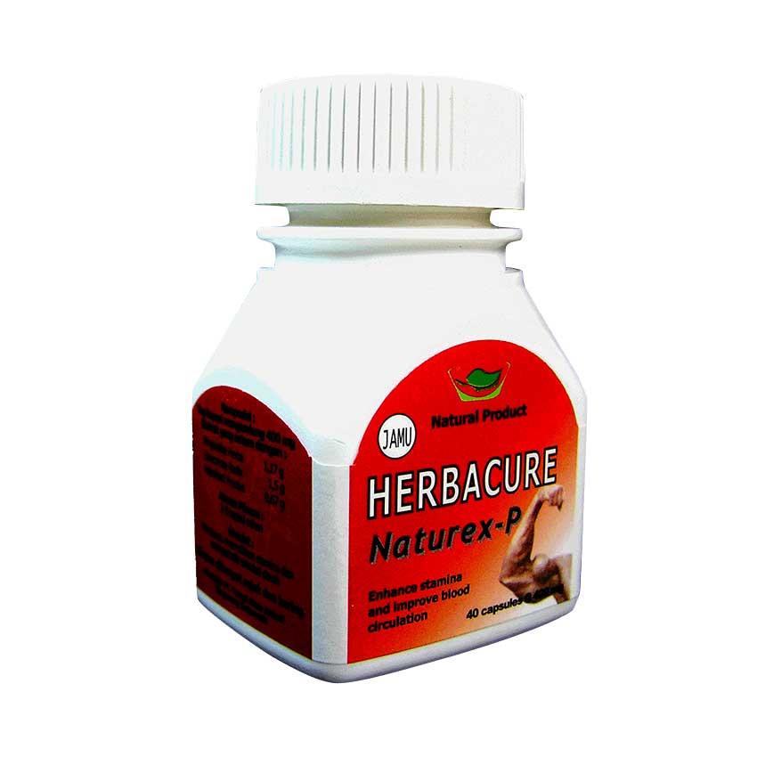 Gambar Herbacure Naturex-P - 40 Kapsul Jenis Obat Kuat
