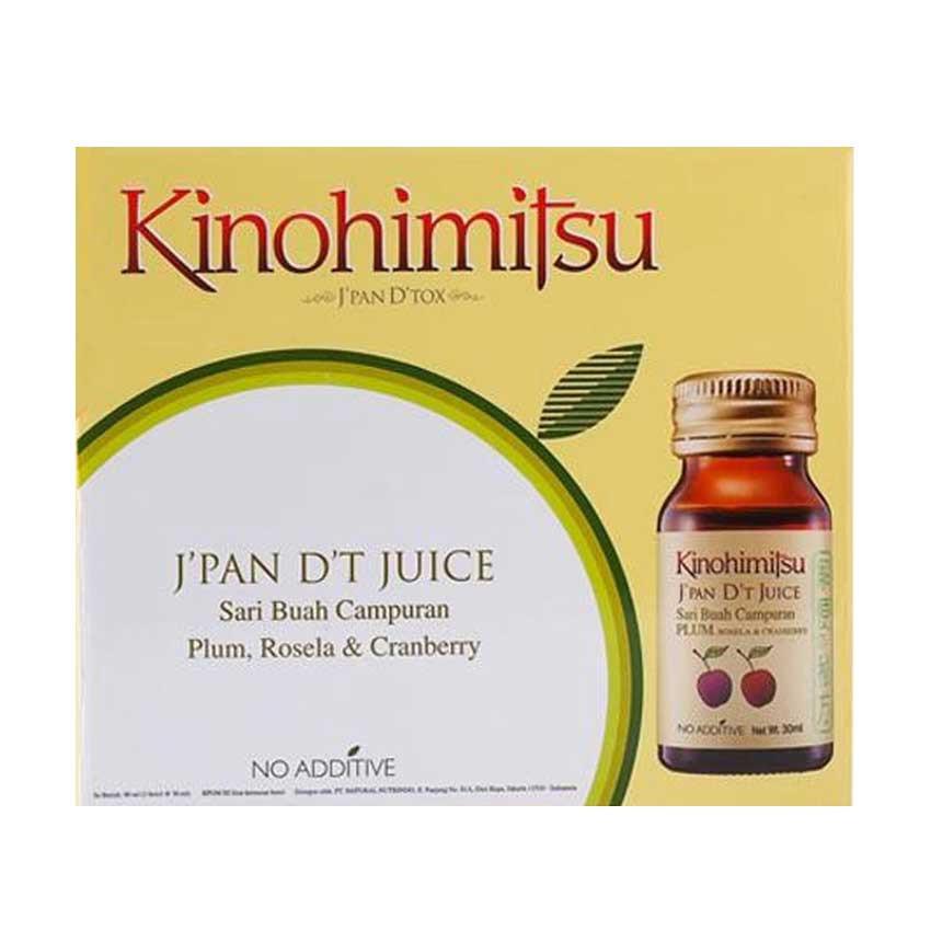 Gambar Kinohimitsu J'pan D'Tox Juice Plum Detox - 6 Botol Jenis Obat Pelangsing