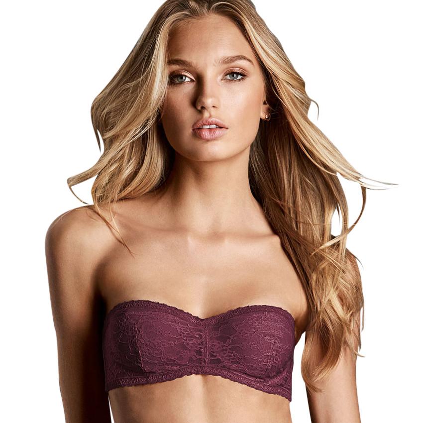 Gambar Victoria's Secret Strapless Bralette - Purple XS Jenis Pakaian Dalam Wanita