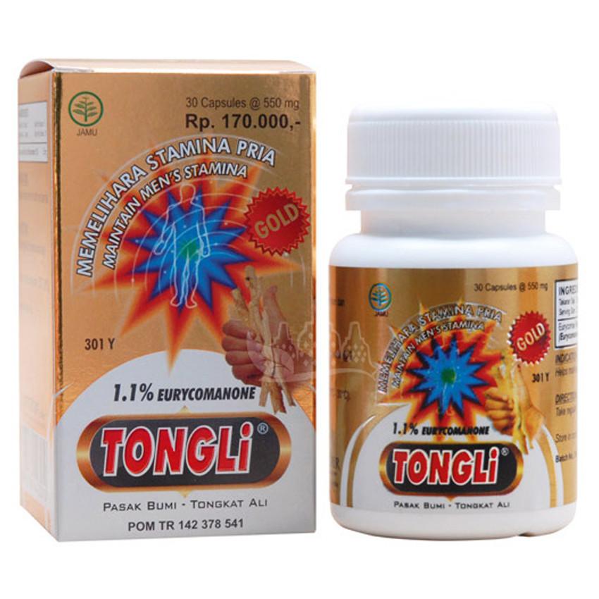 Gambar Tongli Gold - 30 Kapsul Jenis Obat Kuat