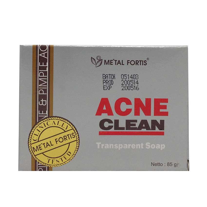 Gambar Metal Fortis Acne Clean Transparent Soap - 85 gr Jenis Perawatan Wajah