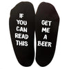 Kotton Kreme Beer Me Up Funny Unisex Socks - Black