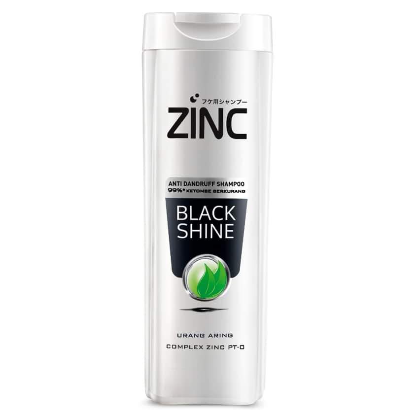 Gambar Zinc Black Shine Shampoo - 340 mL Jenis Perawatan Rambut