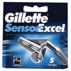 Gillette Sensor Excel - 5 Cartridges