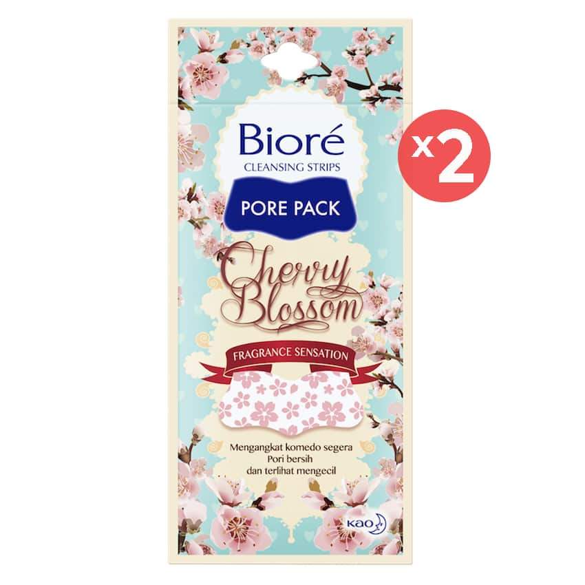 Gambar Biore Pore Pack Cherry Blossom Twin Pack - 8 Pcs Jenis Perawatan Wajah