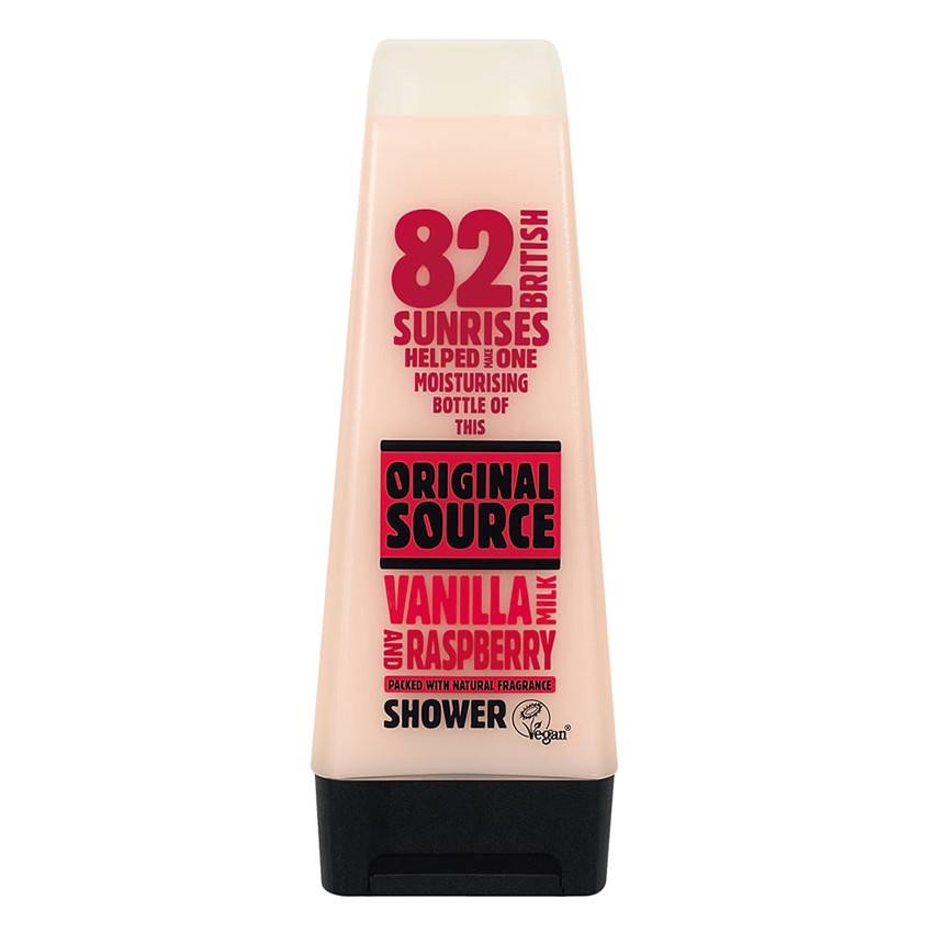Gambar Original Source Shower Gel Vanilla & Raspberry Bottle - 250 mL Perawatan Tubuh