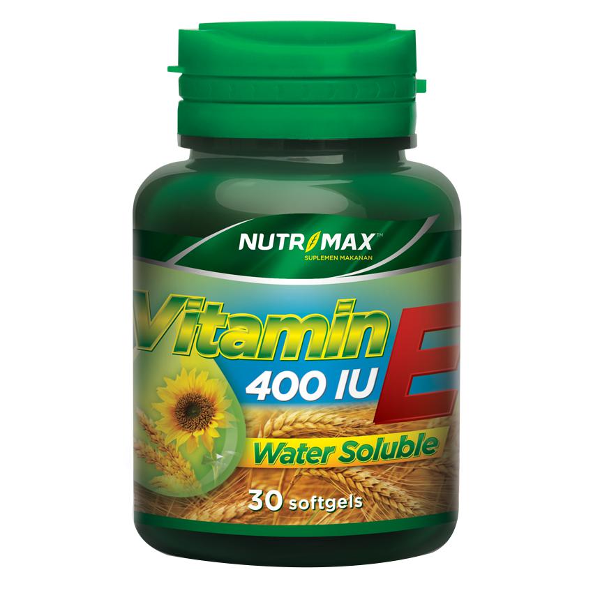 Gambar Nutrimax Vitamin E 400 IU Water Soluble - 30 Softgel Jenis Stamina Tubuh