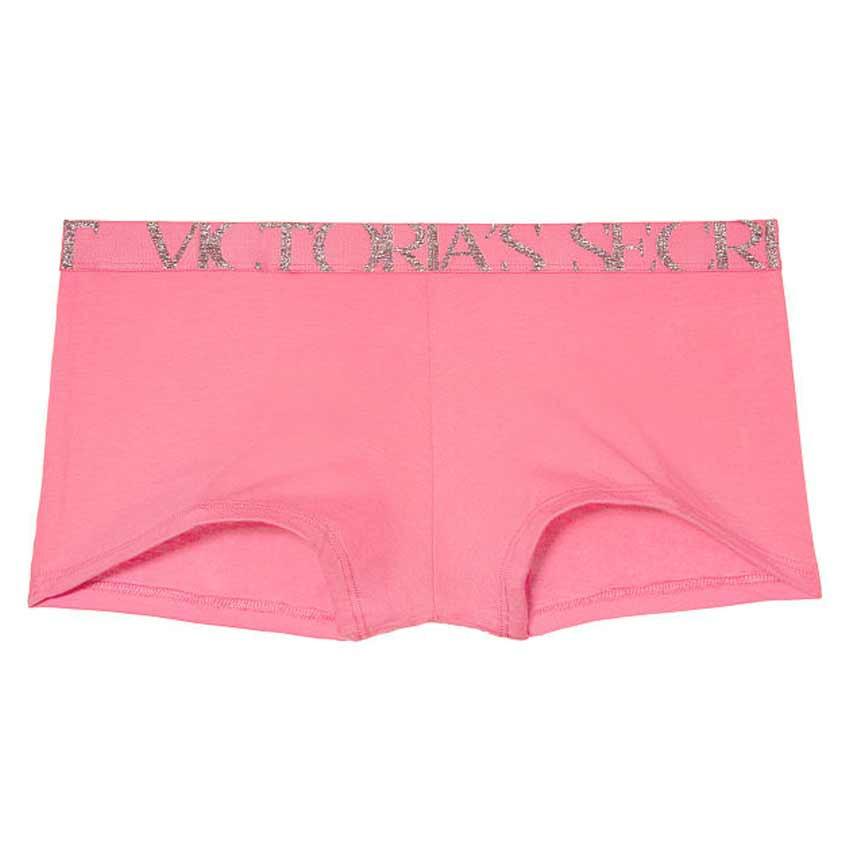 Gambar Victoria's Secret Bold Logo Boyshort Panty - Pink XL Jenis Pakaian Dalam Wanita