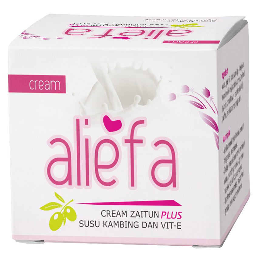 Gambar Aliefa Cream Zaitun Plus Susu Kambing & Vitamin E - 20 gr Jenis Perawatan Wajah