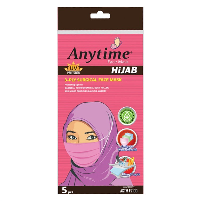 Anytime Face Mask Hijab Headloop - 5 Pcs