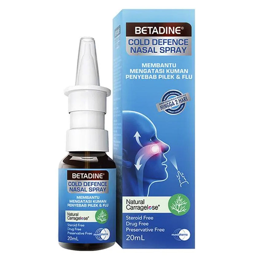 Gambar Betadine Cold Defense Nasal Spray - 20 mL Jenis Kesehatan