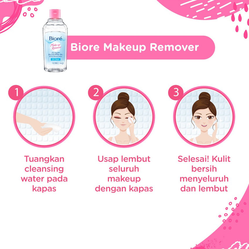 Biore Makeup Remover Perfect Cleansing Water Oil - 300 mL
