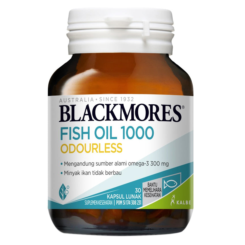 Blackmores Odourless Fish Oil 1000 - 30 Softgels