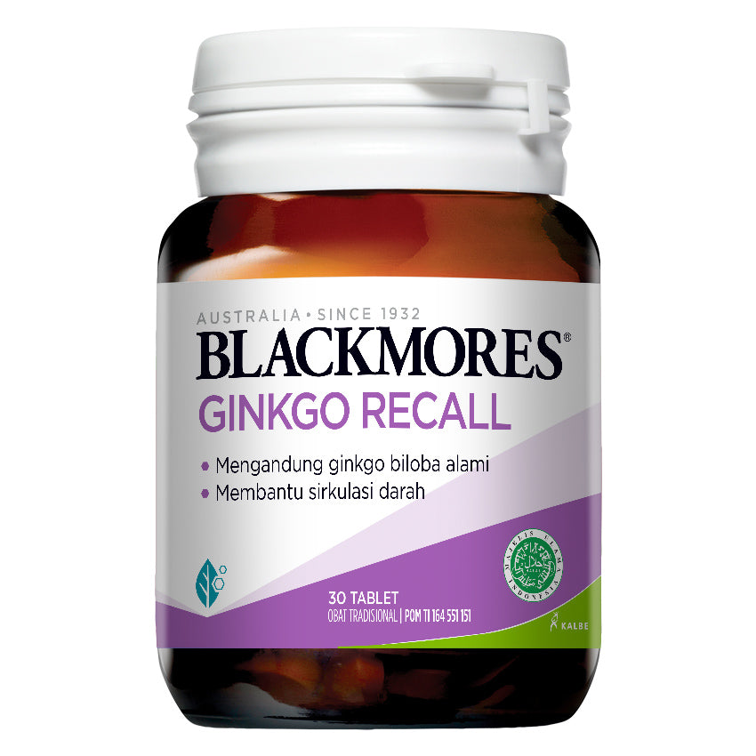 Blackmores Ginkgo Recall - 30 Tablet