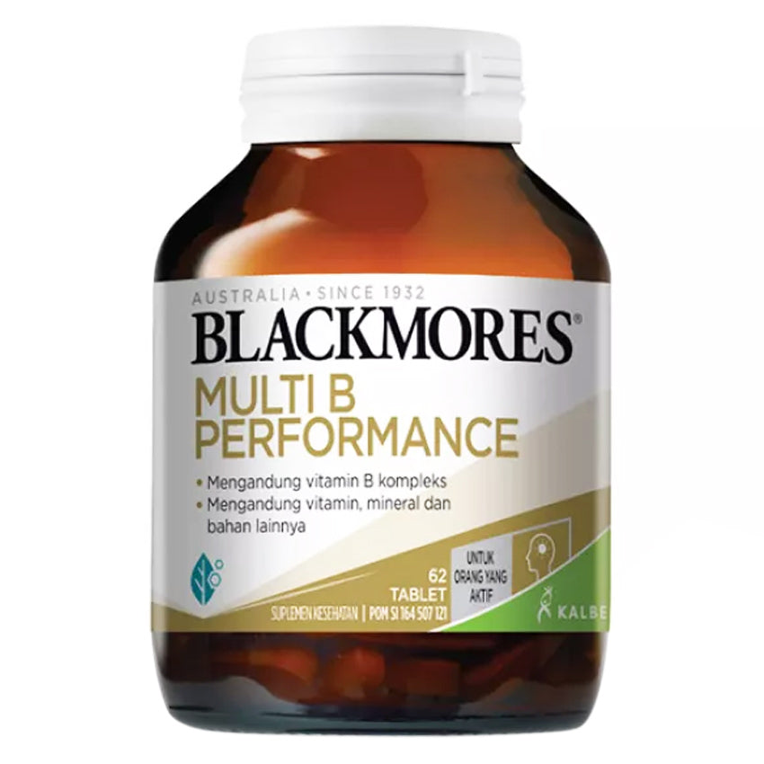 Gambar Blackmores Multi B Performance - 62 Tablet Suplemen Kesehatan