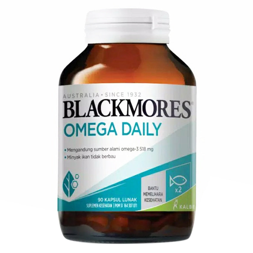 Gambar Blackmores Omega Daily - 90 Softgels Suplemen Kesehatan