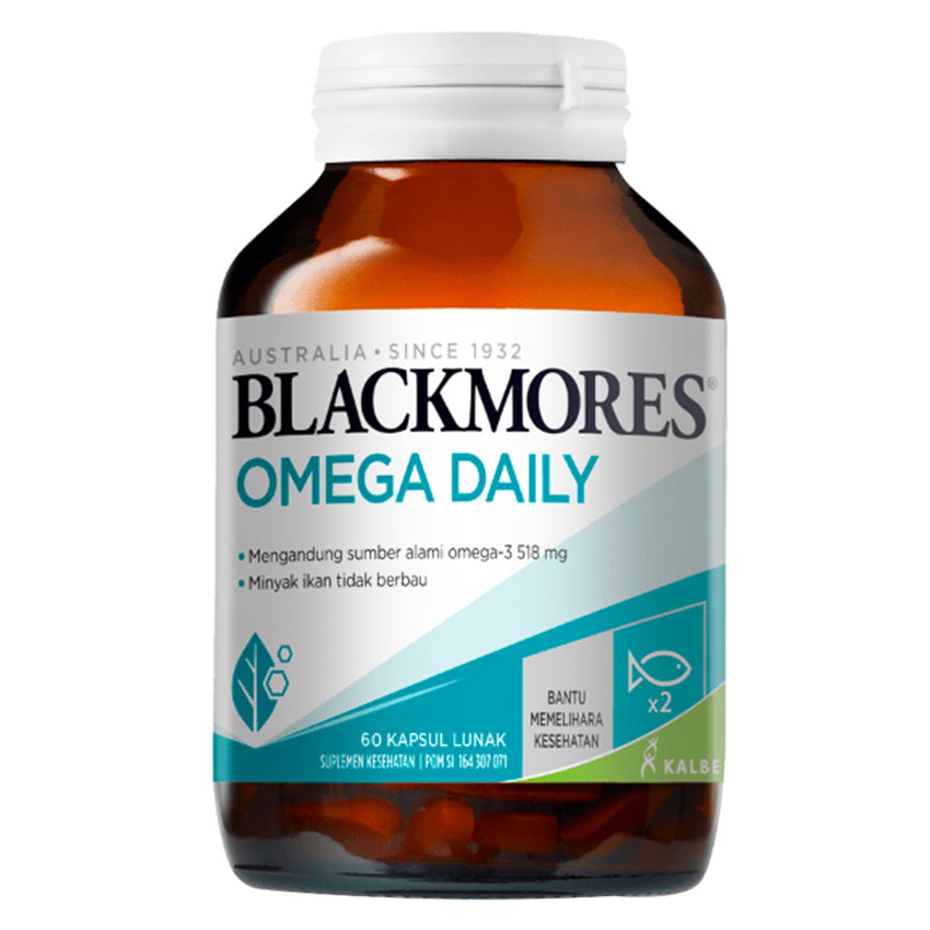 Gambar Blackmores Omega Daily - 60 Softgels Jenis Suplemen Kesehatan