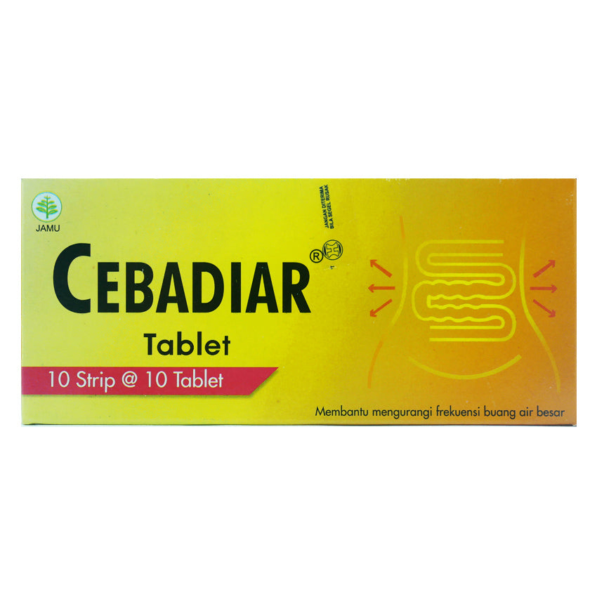 Cebadiar 330 mg Box - 100 Tablet