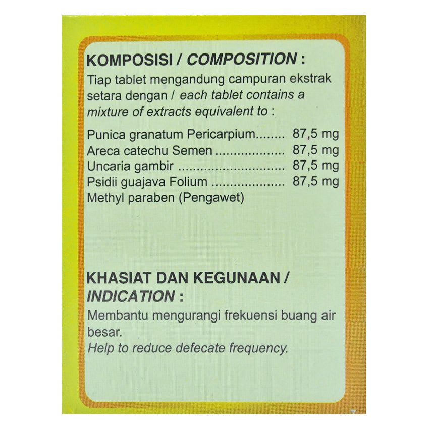 Cebadiar 330 mg Box - 100 Tablet