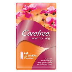 Gambar Carefree Super Dry Long Unscented Panty Liner - 20 Pads Perawatan Ms V