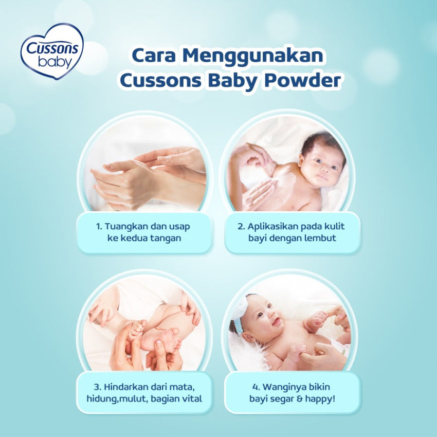 Cussons Baby Powder Mild & Gentle Extra Fill - 200+100 gr