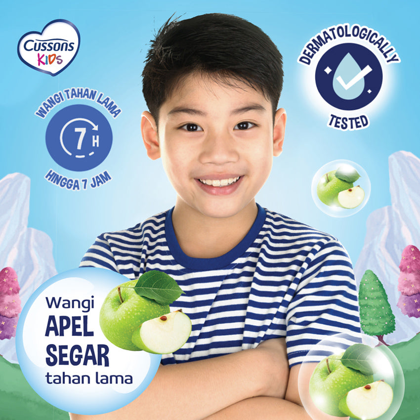 Gambar Cussons Kids Hair & Body Cologne Dragon Fresh Apple - 100 mL Perlengkapan Bayi & Anak