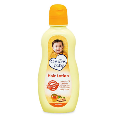 Cussons Baby Hair Lotion Almond Oil & Honey - 200 mL