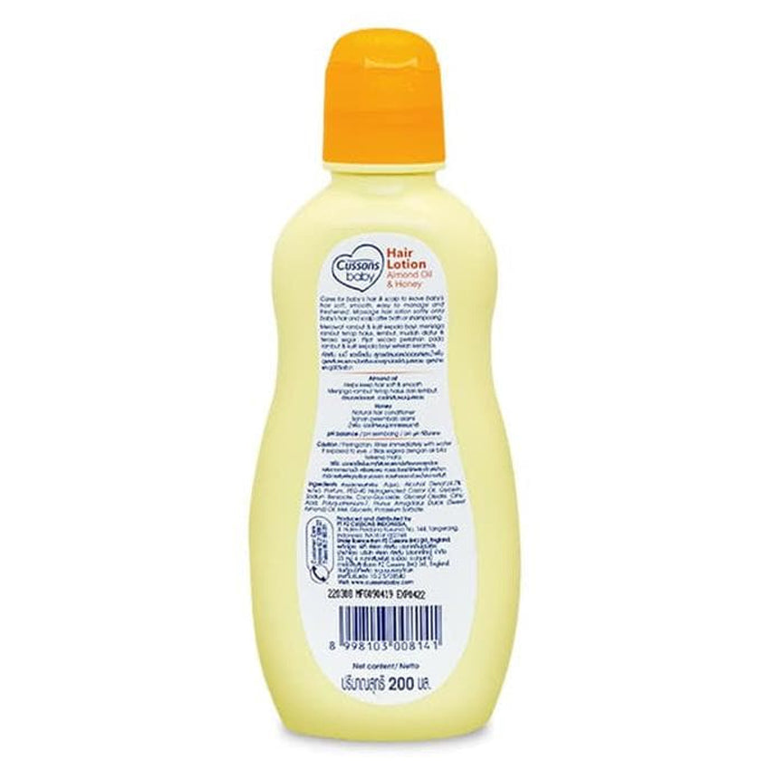 Cussons Baby Hair Lotion Almond Oil & Honey - 200 mL
