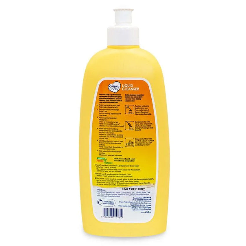 Cussons Baby Liquid Cleanser Bottle - 450 mL
