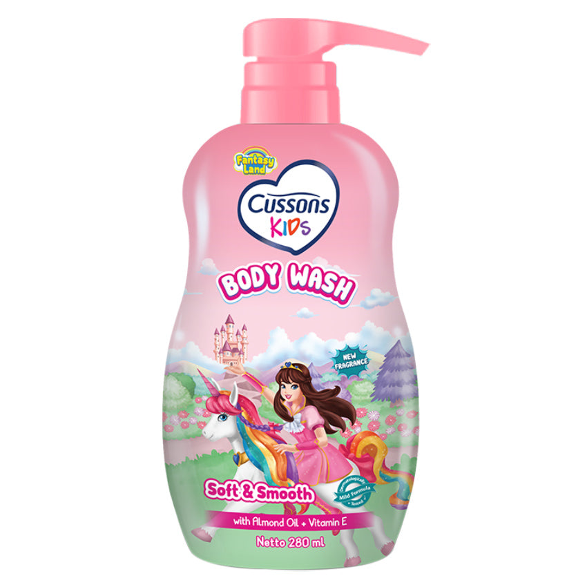 Gambar Cussons Kids Body Wash Unicorn Soft & Smooth - 280 mL Jenis Perlengkapan Bayi & Anak