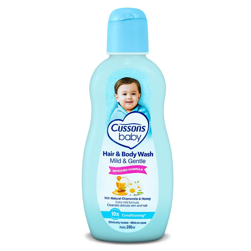 Cussons Baby Hair & Body Wash Mild Gentle - 200 mL