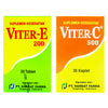 Viter-C Vitamin C 500 Botol  + Viter-E Vitamin E 200 - 30 Tablet